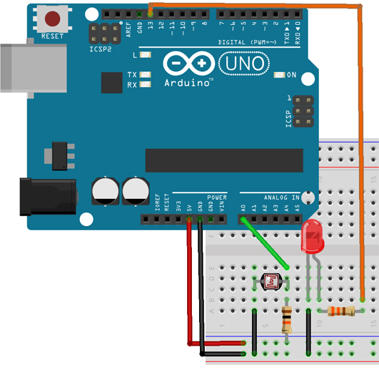 Sensor de luminosidade no arduino
